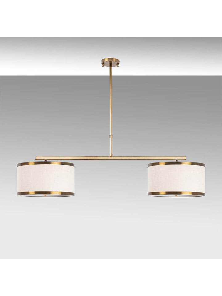 Opviq Hängeleuchte in Creme/ Gold - (B)100 x (H) 75 cm günstig kaufen onesize