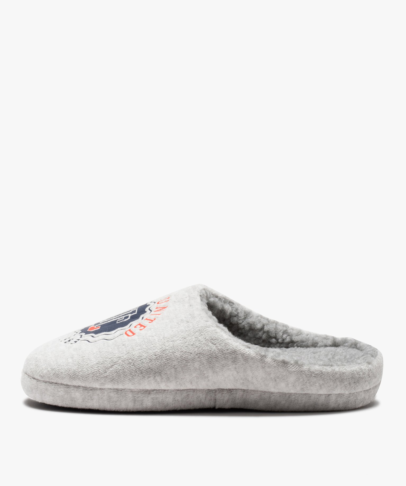 Chaussons Garçon en velours doublés sherpa - Camps United gris | GEMO