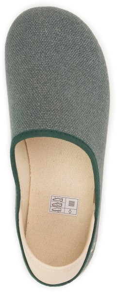Gottstein ~ Leinen Slipper Slip-On Vegan ~ grün