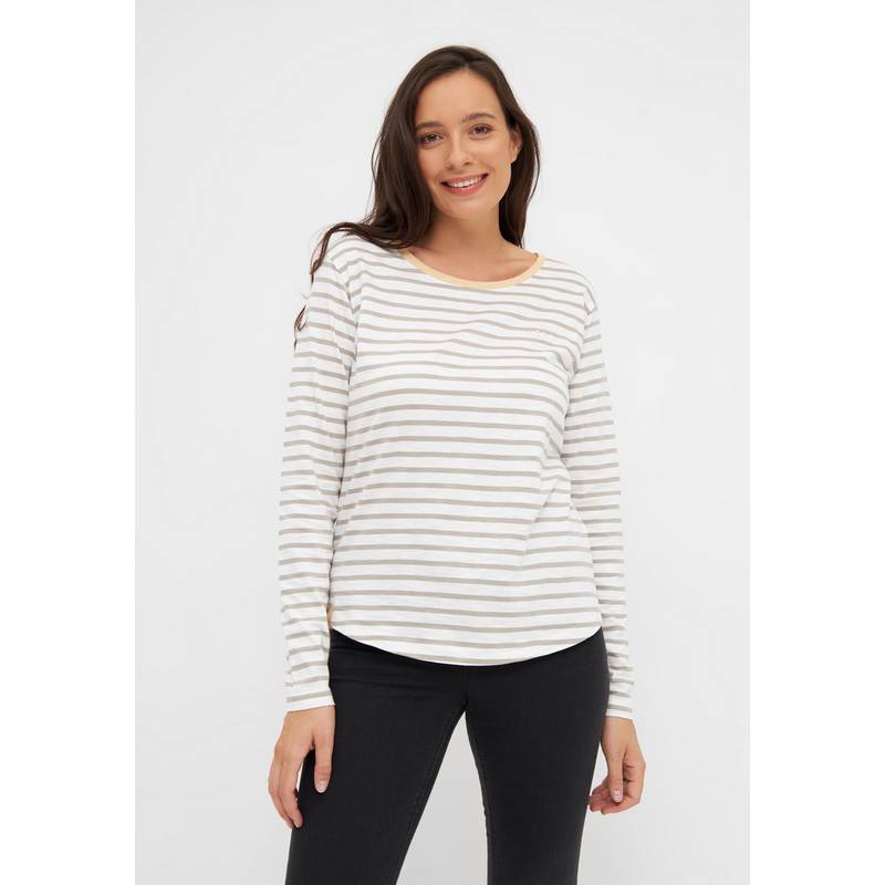 Derbe Robbenschnute Striped Langarmshirt Damen
