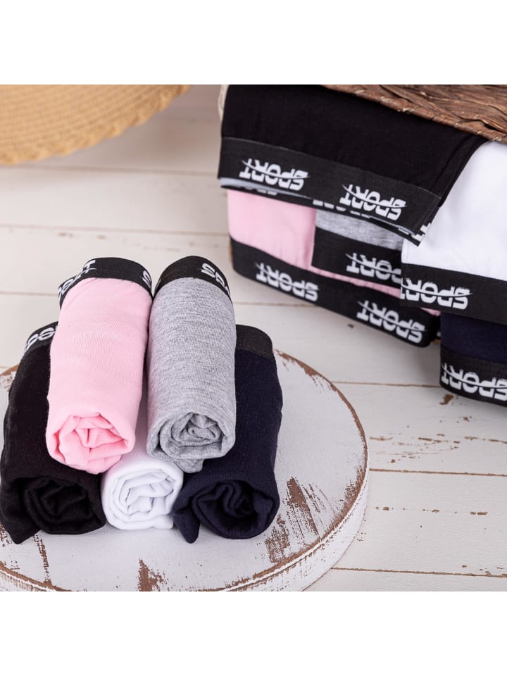 LOREZA 10er Set Pantys - Sport - Bunt günstig kaufen