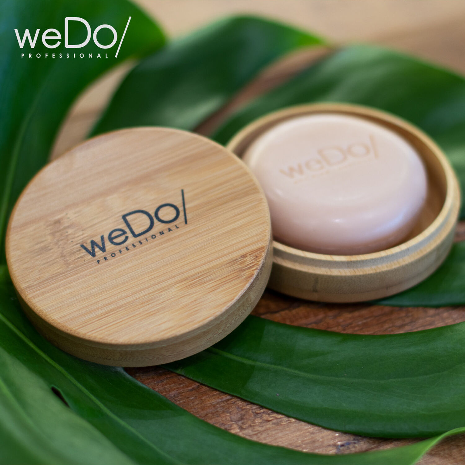 WeDo Boîte Pour Shampoing Solide En Bambou Issu de la Sylviculture Responsable