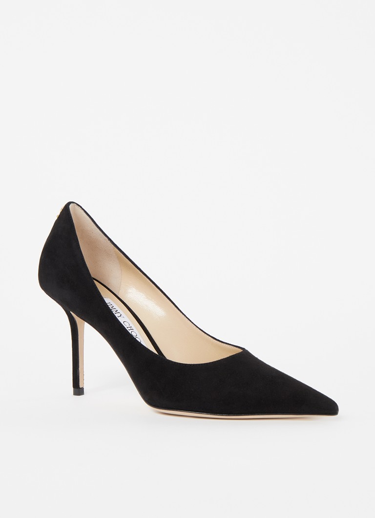 Pantofi cu toc Jimmy Choo Love din piele întoarsă