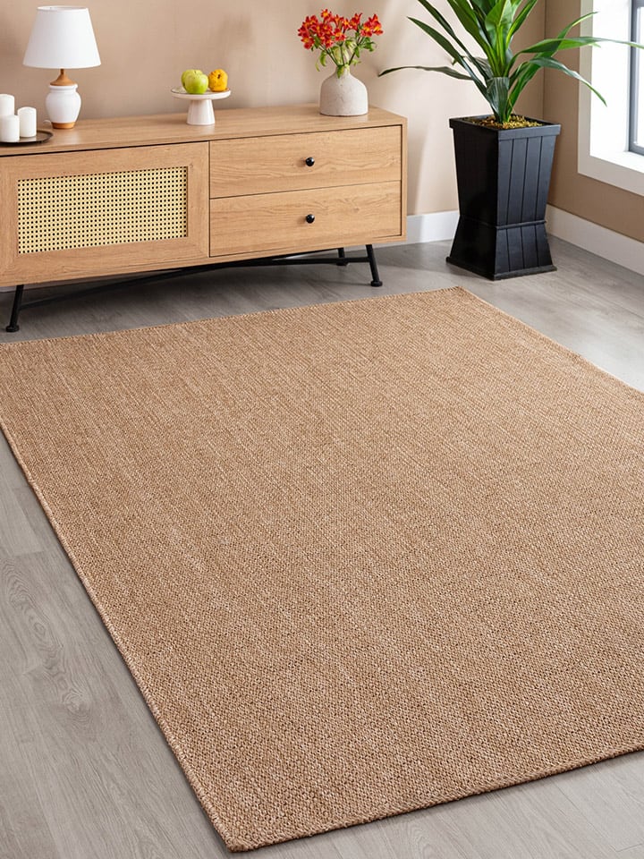 Mioli Jute-Teppich in Hellbraun günstig kaufen