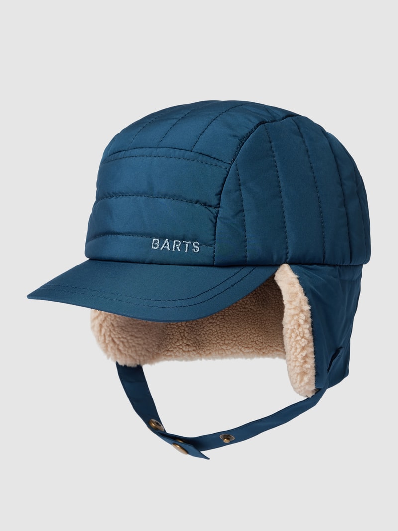 Cap mit Ohrenklappen Modell 'Kwinn' in blau