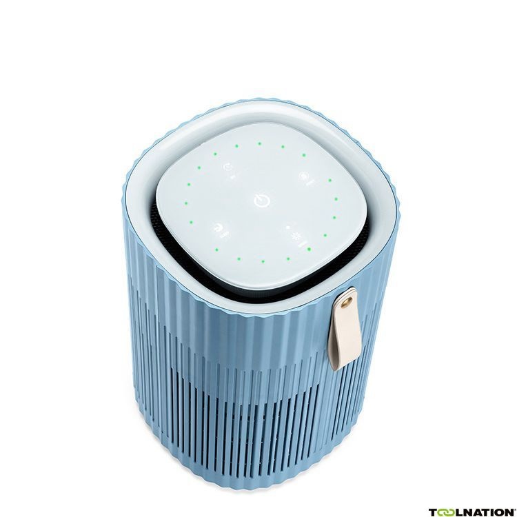 AirExchange 2022150-T | STEEL BLUE 2022150-T STEEL BLUE Professionell luftrenare 150-T Steel Blue med HEPA H13-filter, kol, jonisator, UV-C LED Lämplig för upp till 40m²