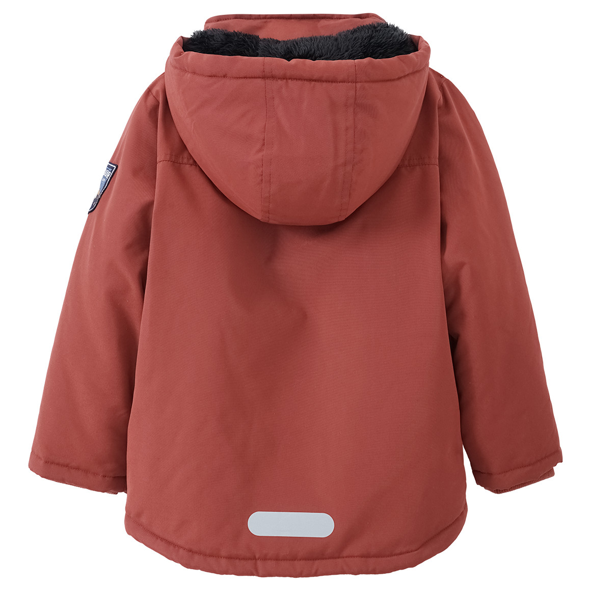 Jungen Parka mit Teddyplüsch