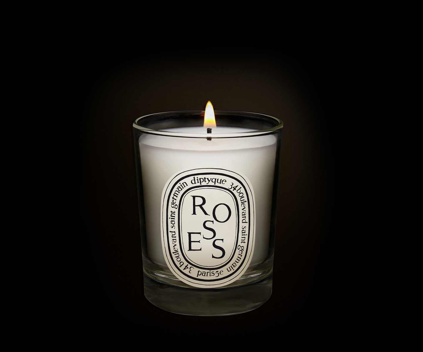 Roses - Bougie petit modèle