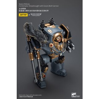 Warhammer The Horus Heresy Actionfigur 1/18 Space Wolves Contemptor Dreadnought with Gravis Bolt Cannon 12 cm
