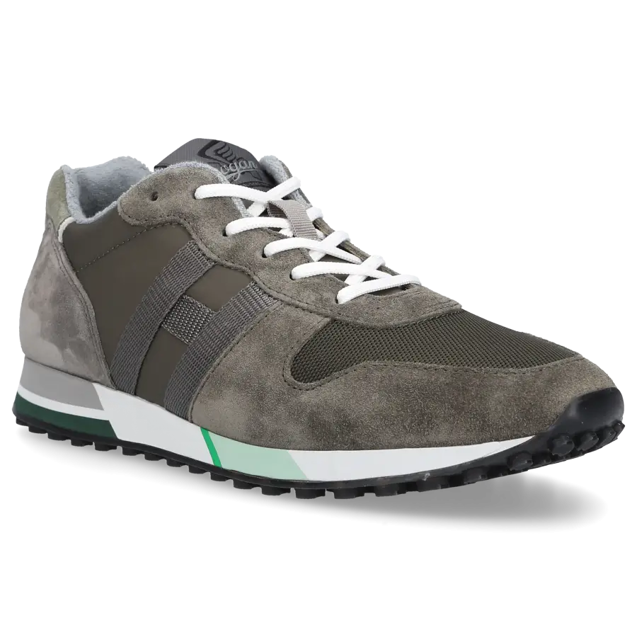 Hogan - Sneaker low H383 Veloursleder - grün