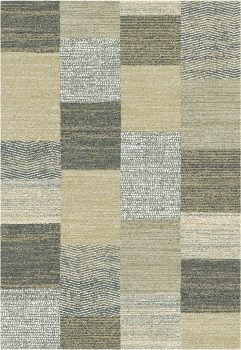 Webteppich Surma Gold-Grau-Anthrazit 120 x 170 cm