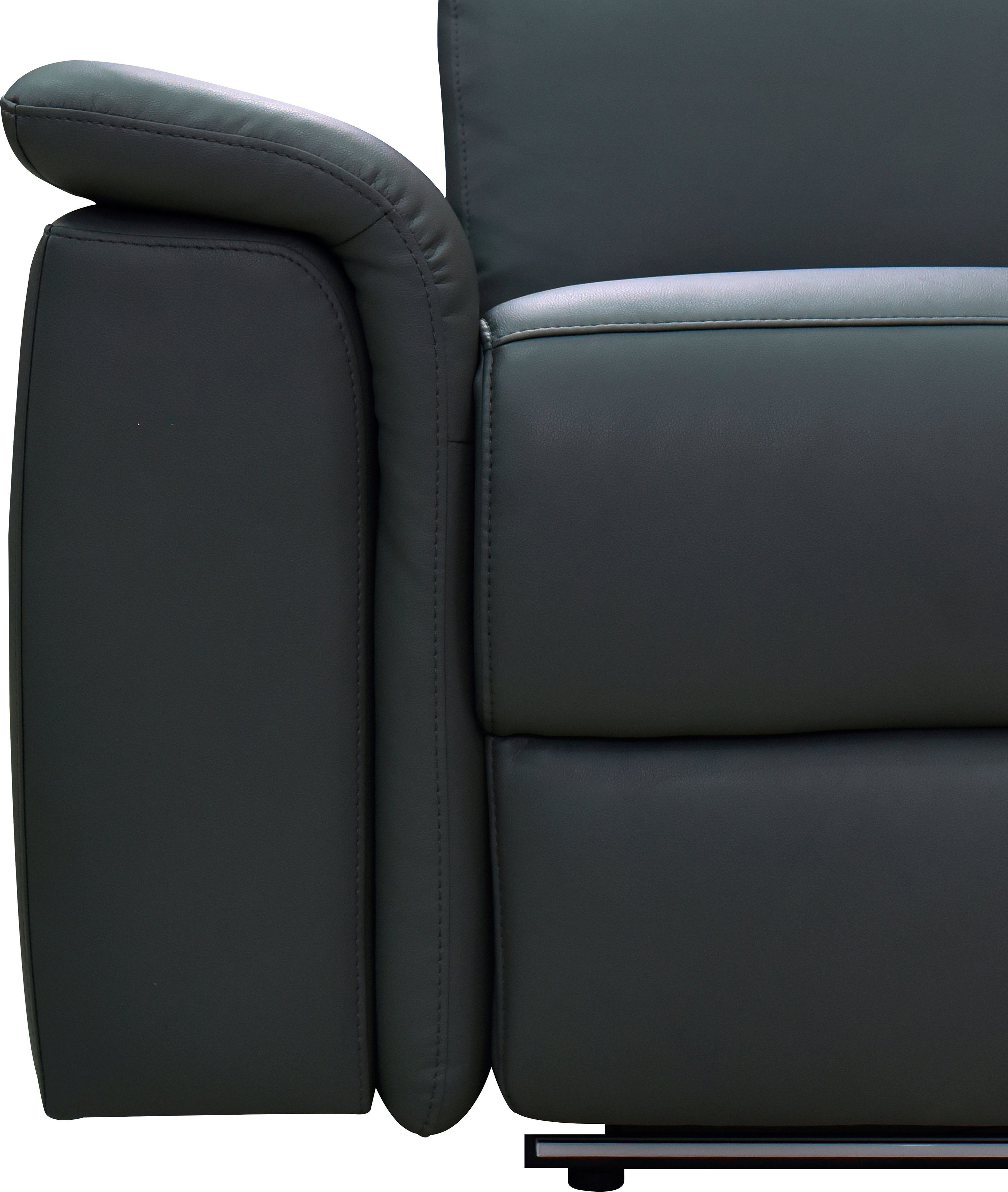 Places of Style Ecksofa Pareli, mit Relaxfunktion, Kopfteilverstellung und dimmbarer LED-Beleuchtung