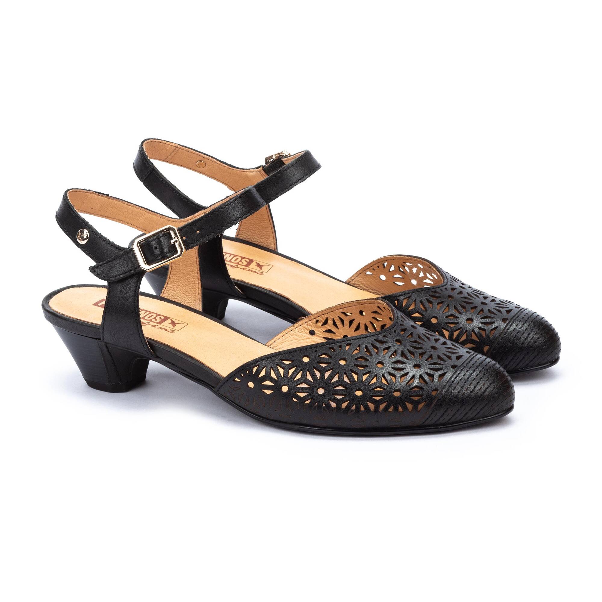 Damskie buty bez pleców - CZARNE