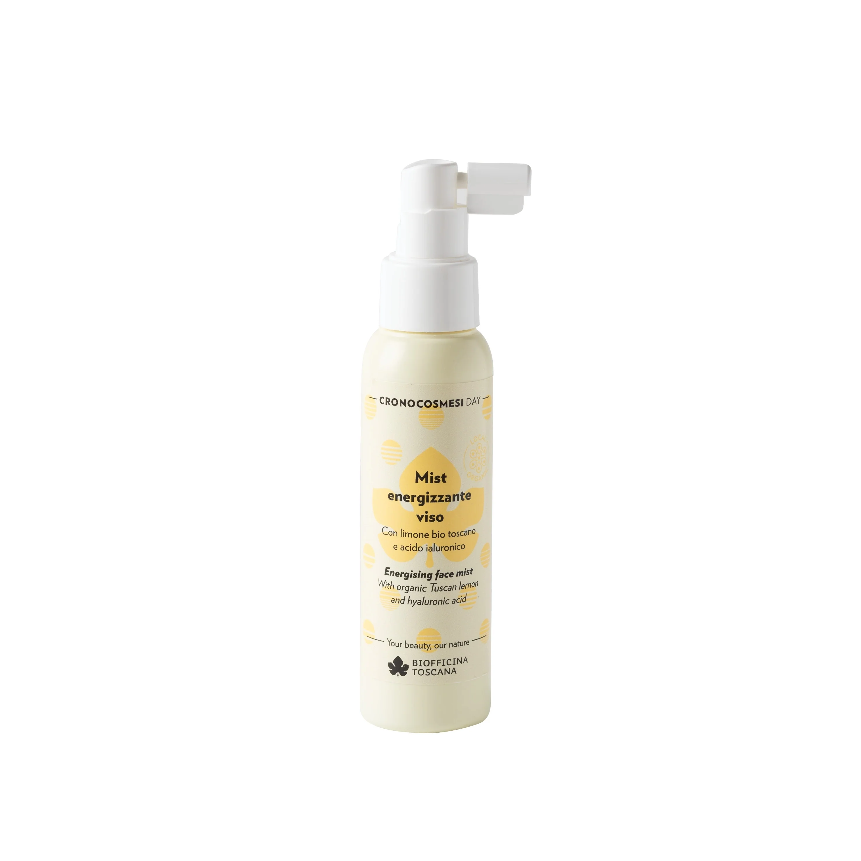 Cronocosmesi Day - Energigivende ansiktsspray - Fuktighetsgivende ansiktsspray, ansiktsfikser