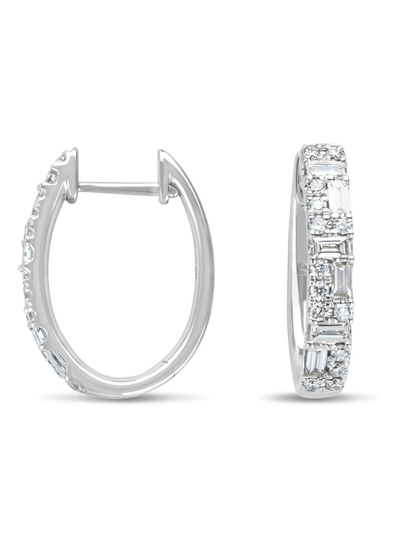 Diamond Point White gold earrings, 0.69 ct diamond, Gallery