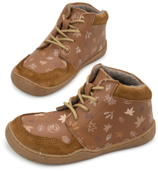 bLifestyle ~ Pangolin MidCut Schnürer Warm ~ Winterhaselnuss