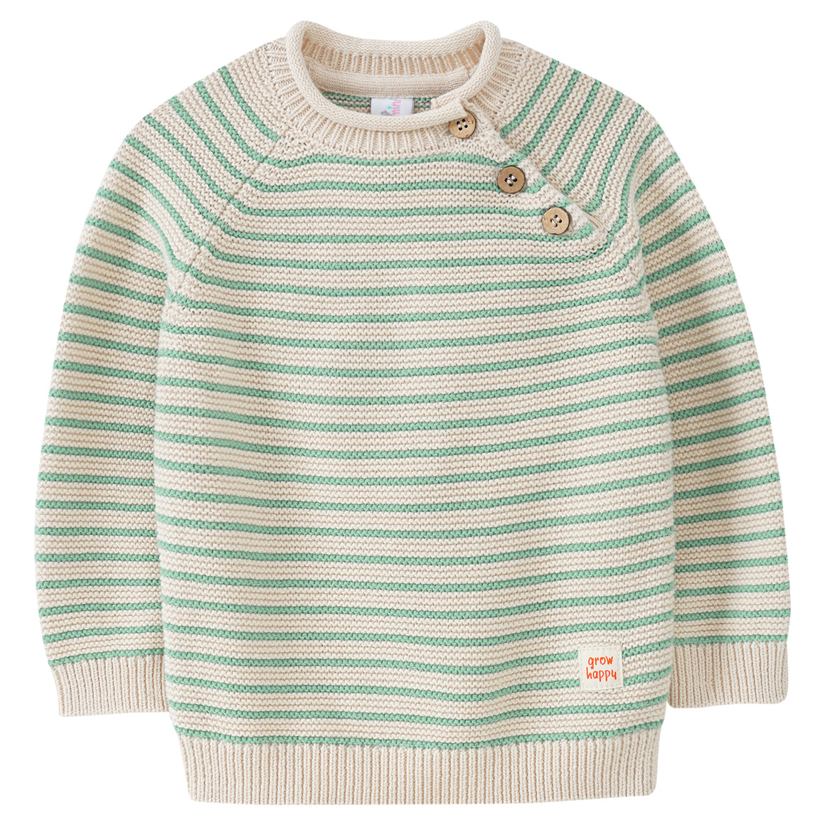 Baby Strickpullover mit Streifen