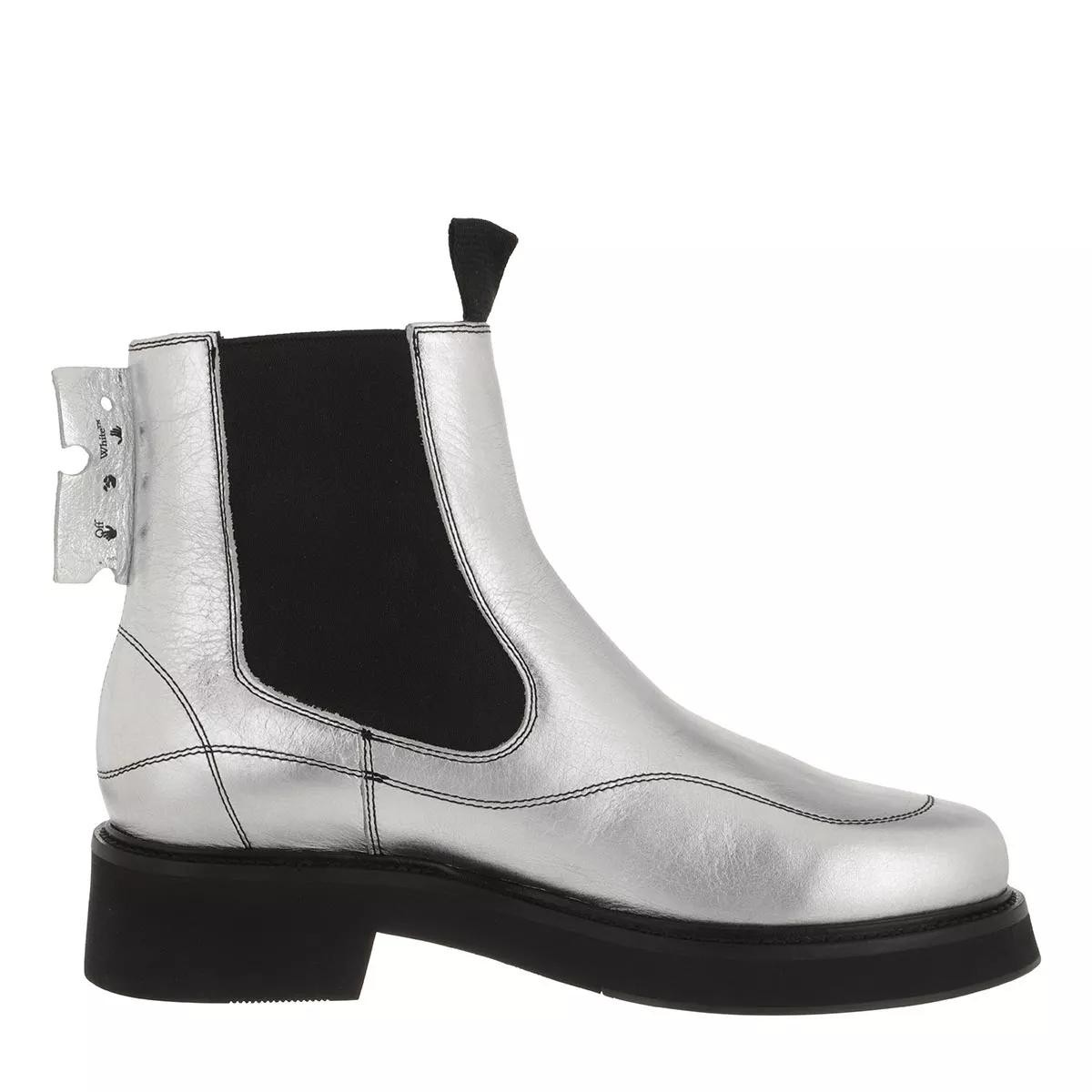 OFF-WHITE Stiefeletten silber Chelsea Boot