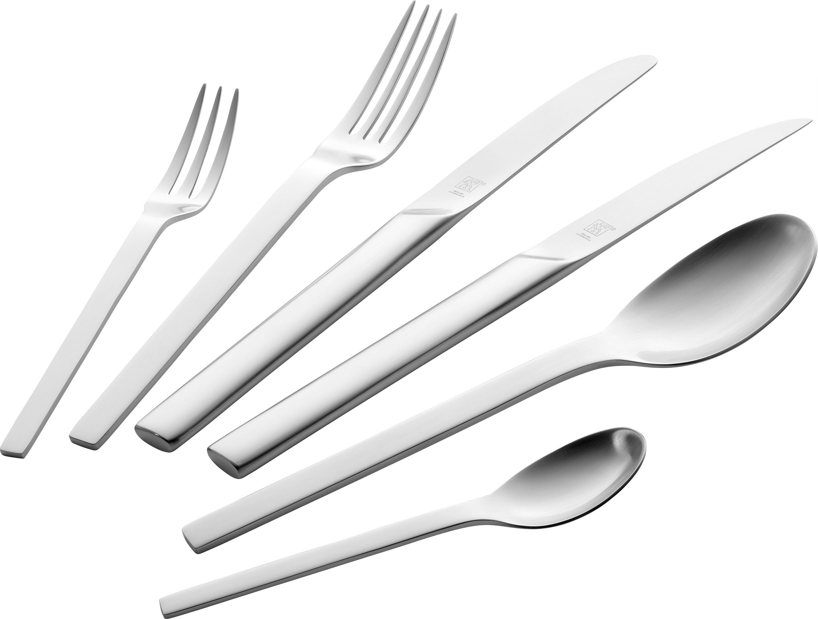 Zwilling Besteck-Set Minimale, Edelstahl 18/10, mattiert, spülmaschinengeeignet, 72-teilig