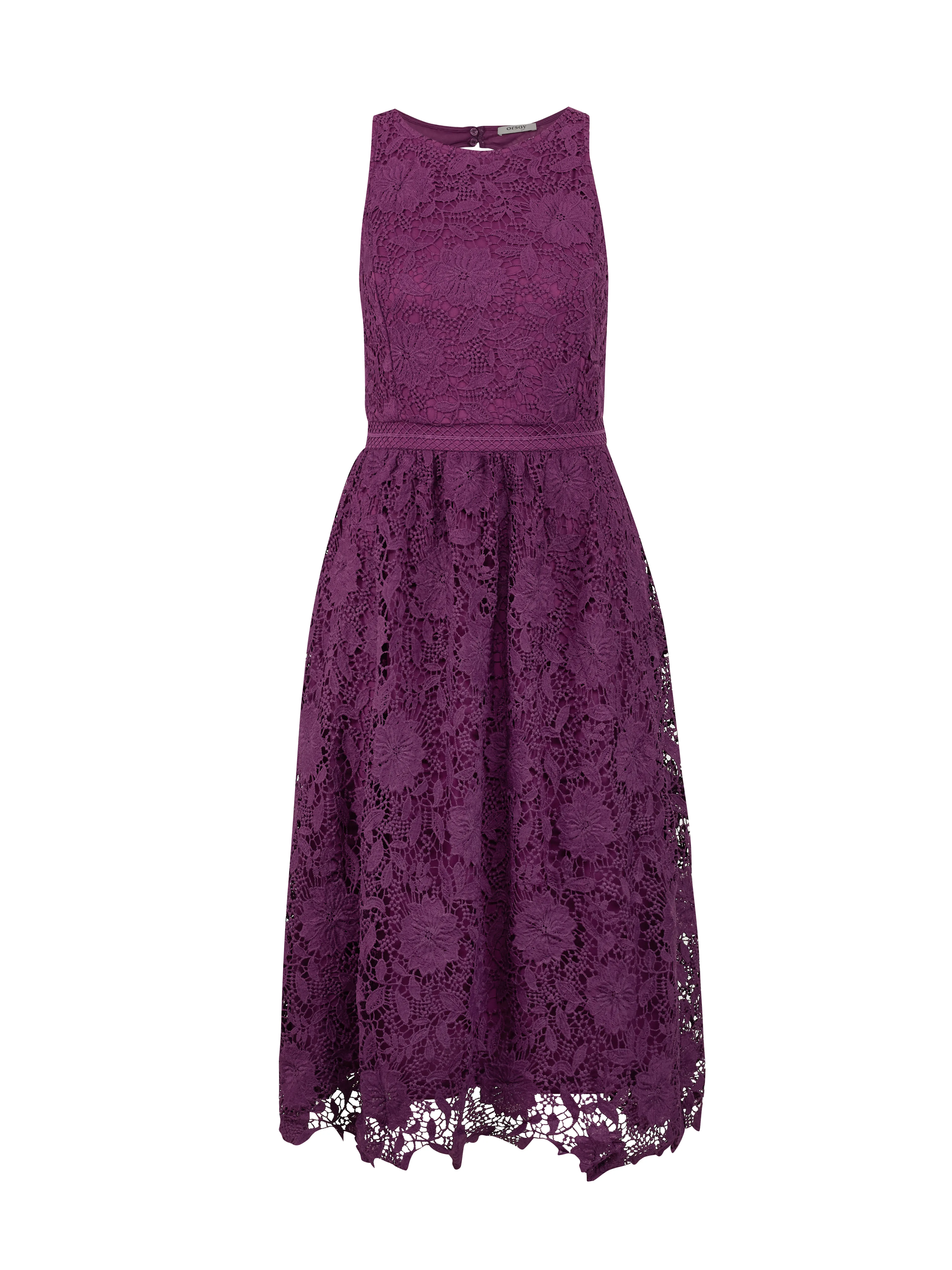 Lila Damen-spitzenkleid ORSAY