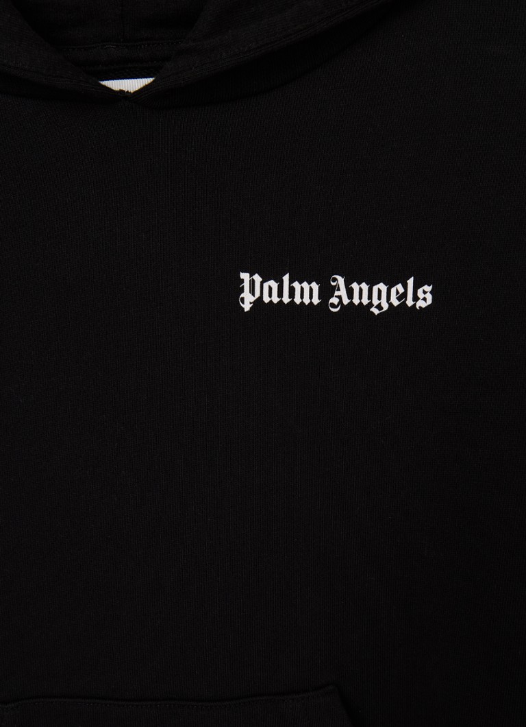 Palm Angels klasszikus kapucnis pulóver logóval és hátulnyomattal