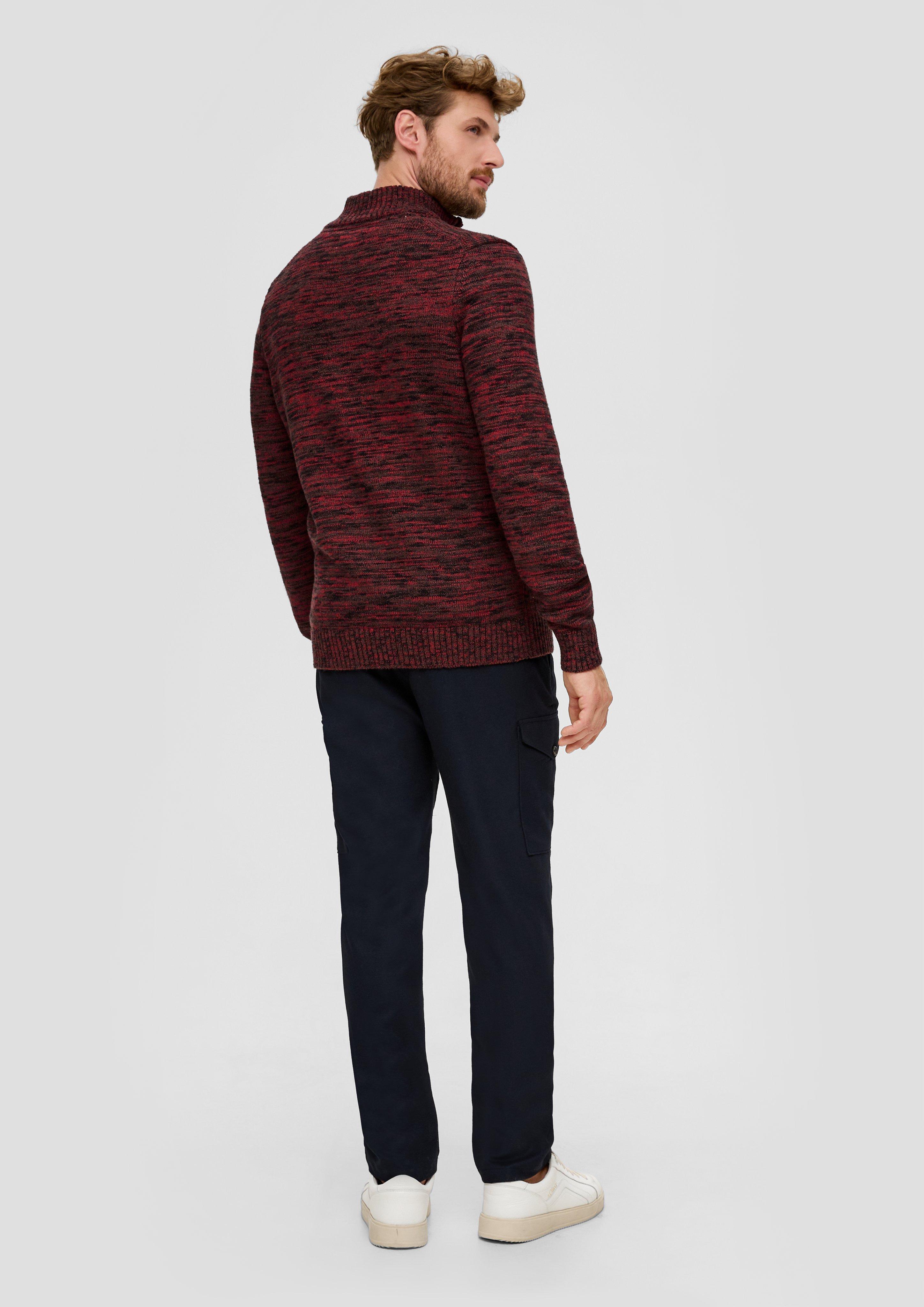 Troyer-Pullover aus Moulinegarn  2134621-49X0