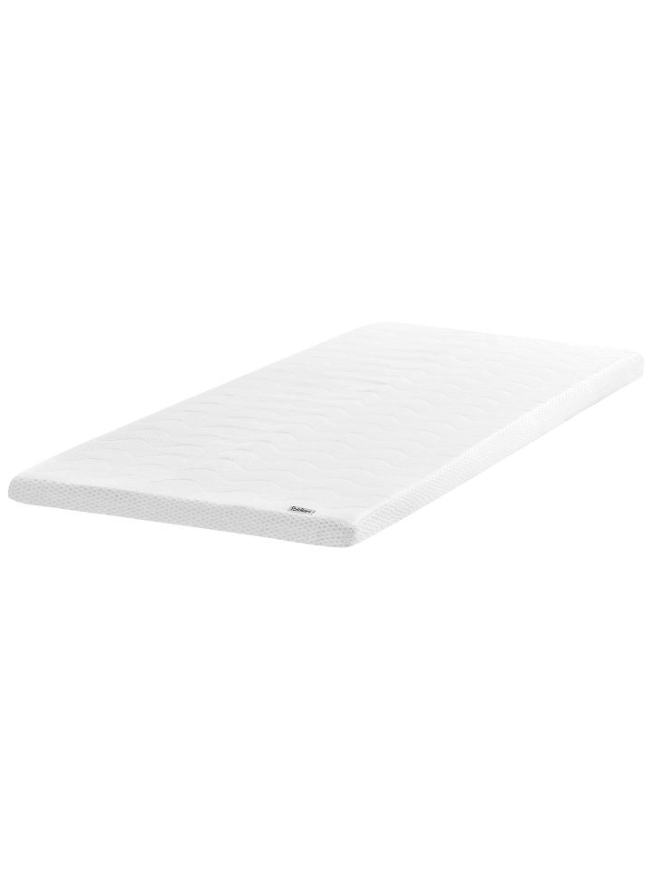 Beliani Topper FROSTY in Weiß - (W) 90 x (H) 6 x (L) 200 cm günstig kaufen onesize