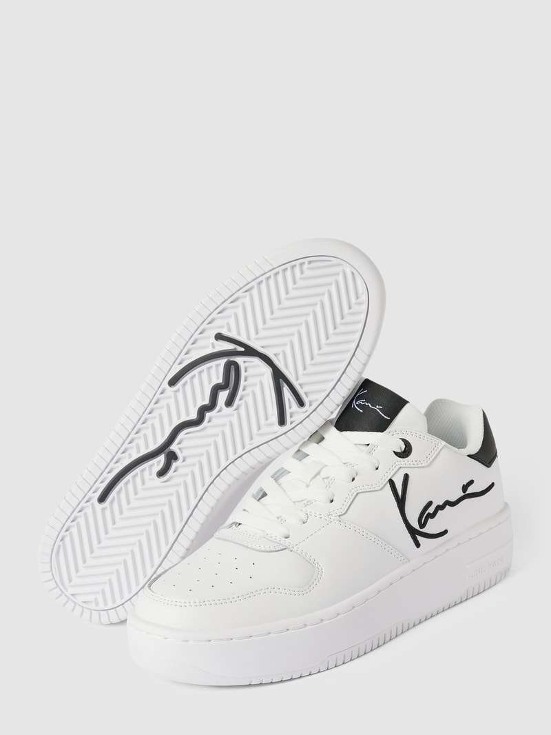 Sneaker mit Label-Stitching Modell '89 UP' in weiss