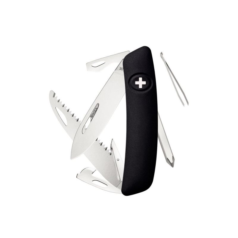 Swiza D06 Black, Schweizer Taschenmesser made in Swiss