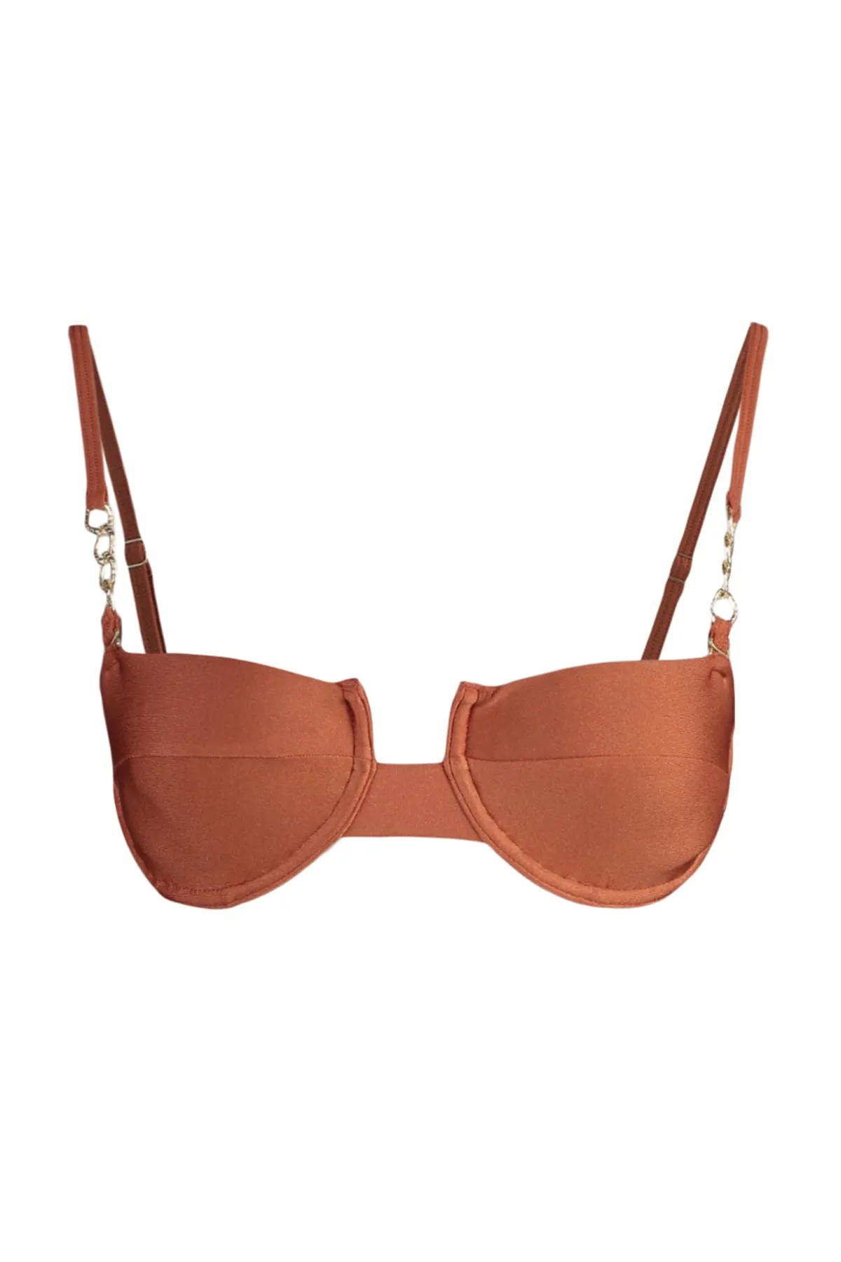 Trendyol Collection  Bikinioberteil mit gefliestem Bügel und Kette als Accessoire TBESS23BU00201