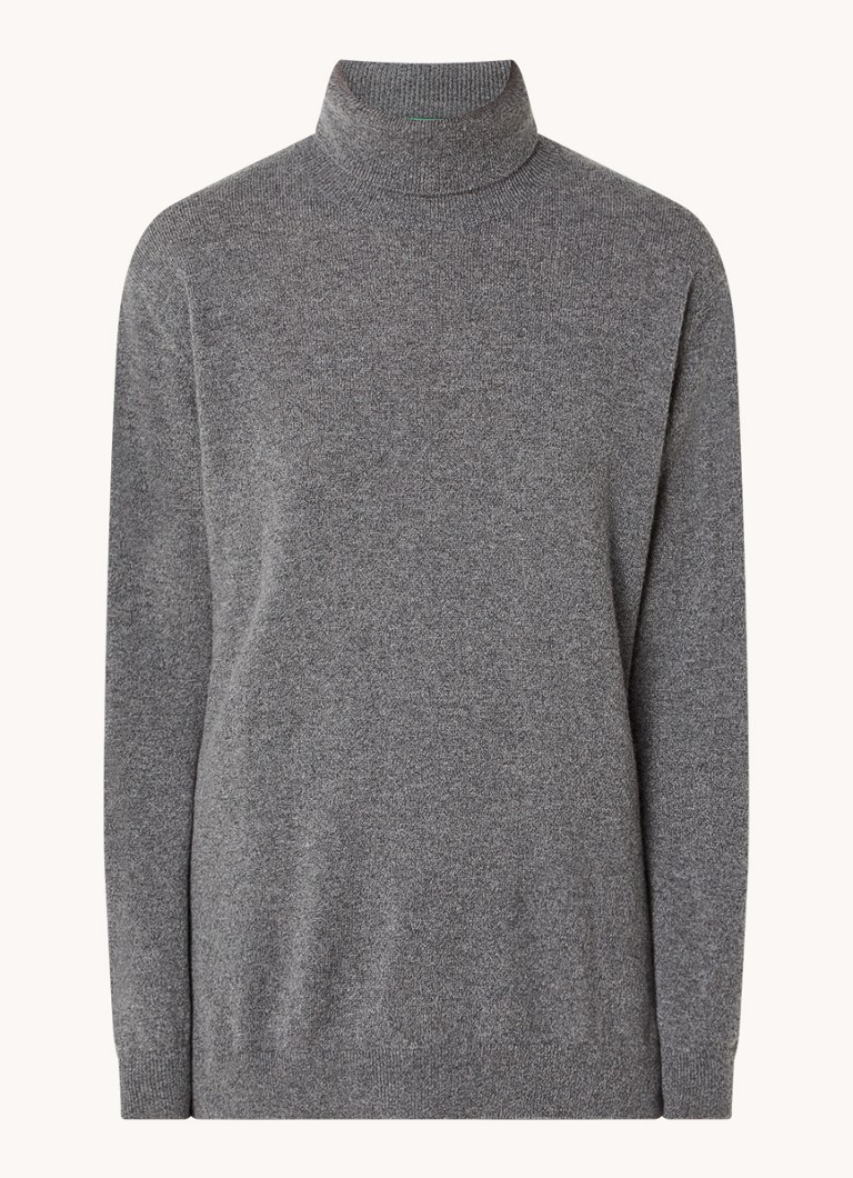 Maglione a collo alto in pregiato cashmere Benetton
