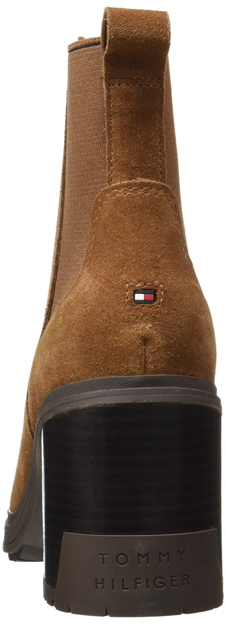 TOMMY HILFIGER Komfort Schnürer braun TH OUTDOOR HIGH HEEL BOOT