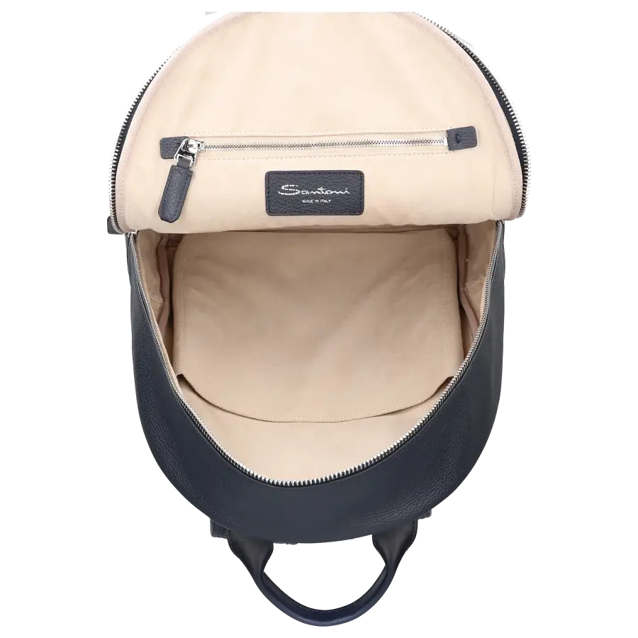 Santoni - Rucksack 2IBU60 Kalbsleder - blau