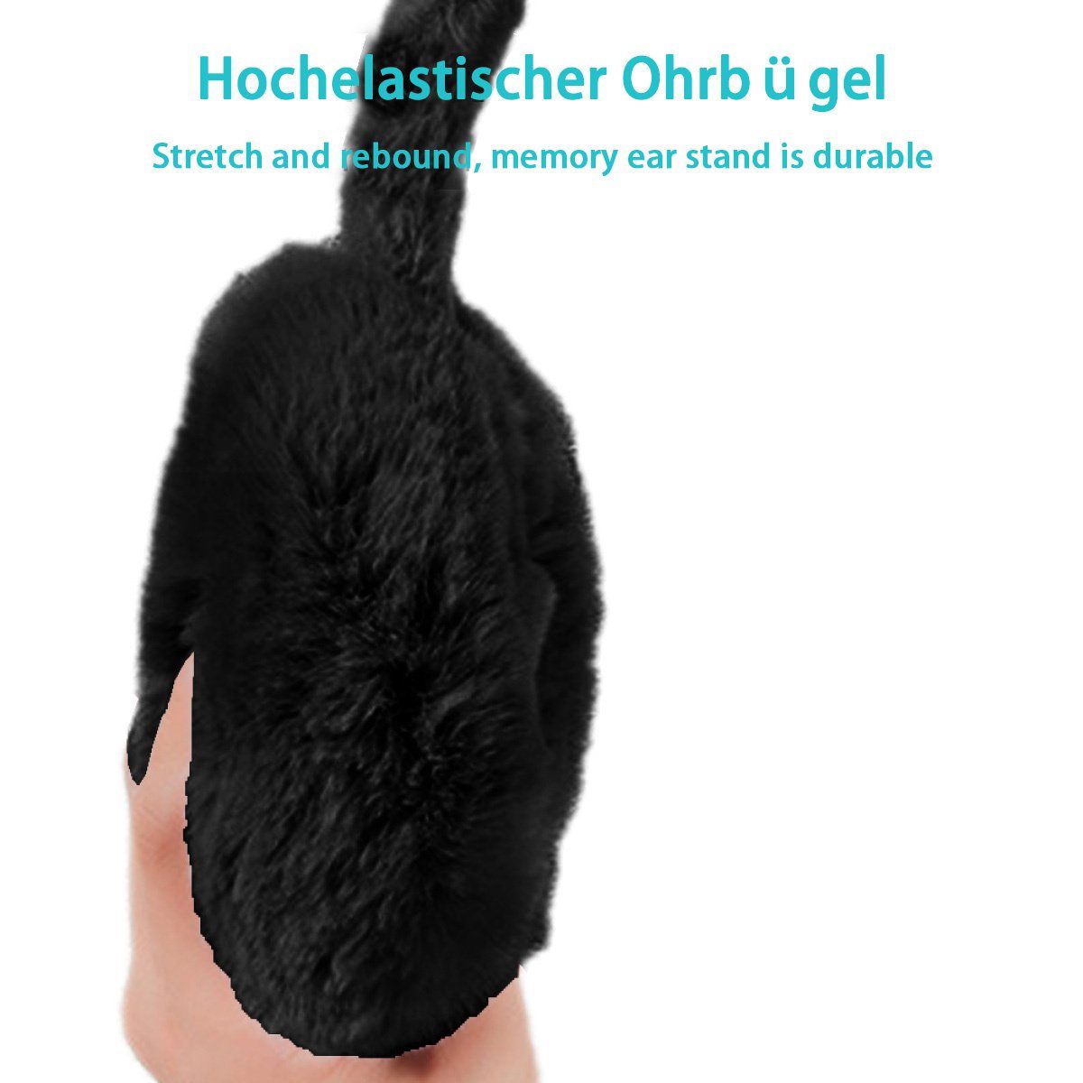 ZmdecQna Ohrenwärmer Damen Mädchen Verstellbarer Winter Ohrenschützer mit Haarreifen