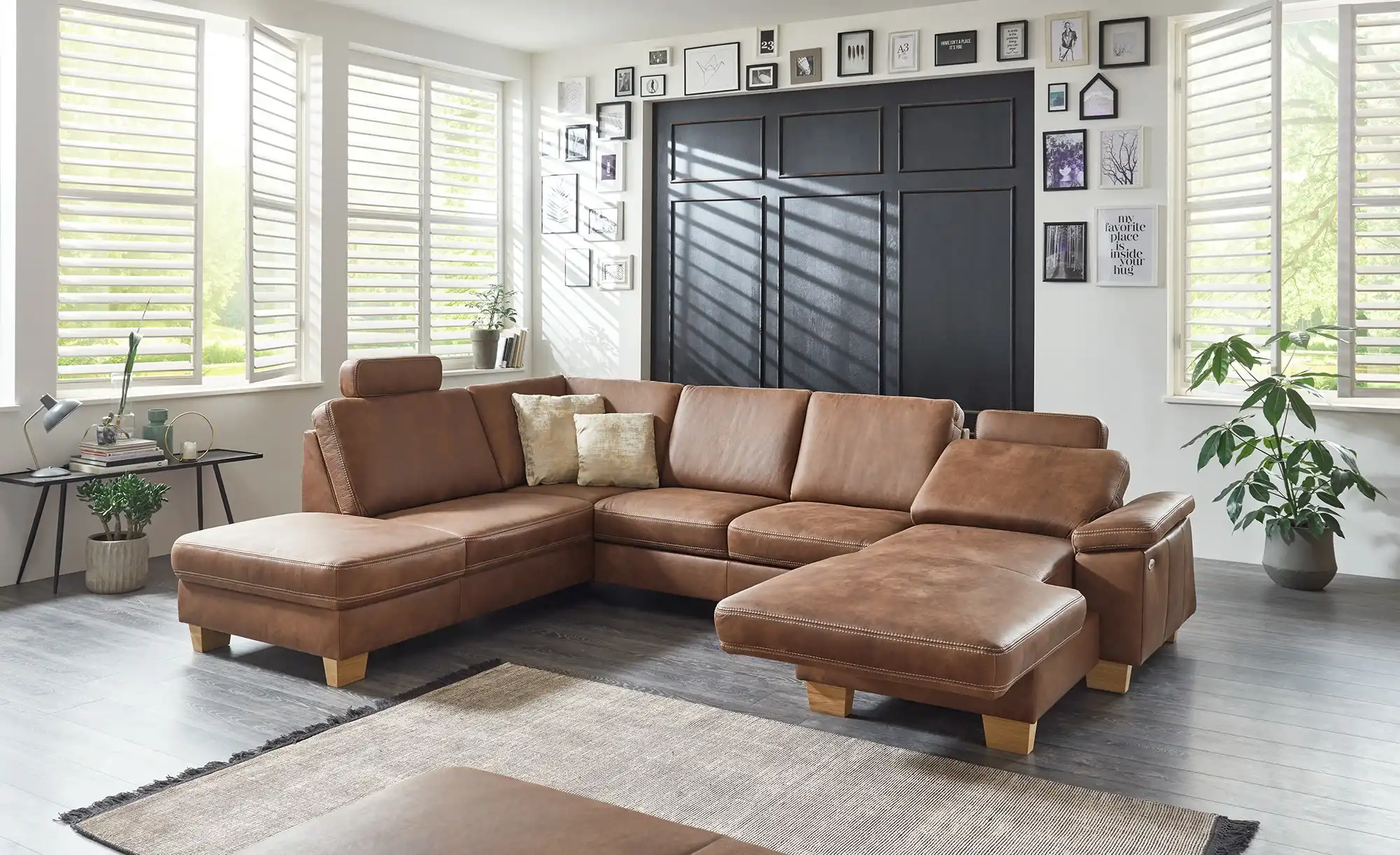 Kollektion Kraft Wohnlandschaft Leder Samu