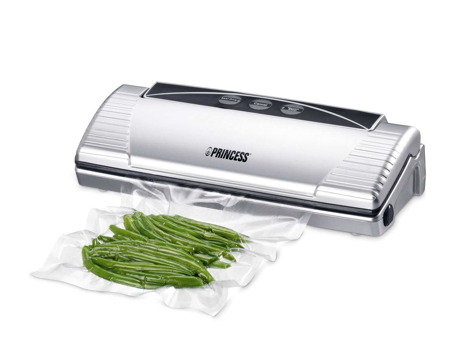 PRINCESS Vakuumierer, 110W, Folienschweiß-Gerät Foodsaver Sous Vide Lebensmittel aufbewahren
