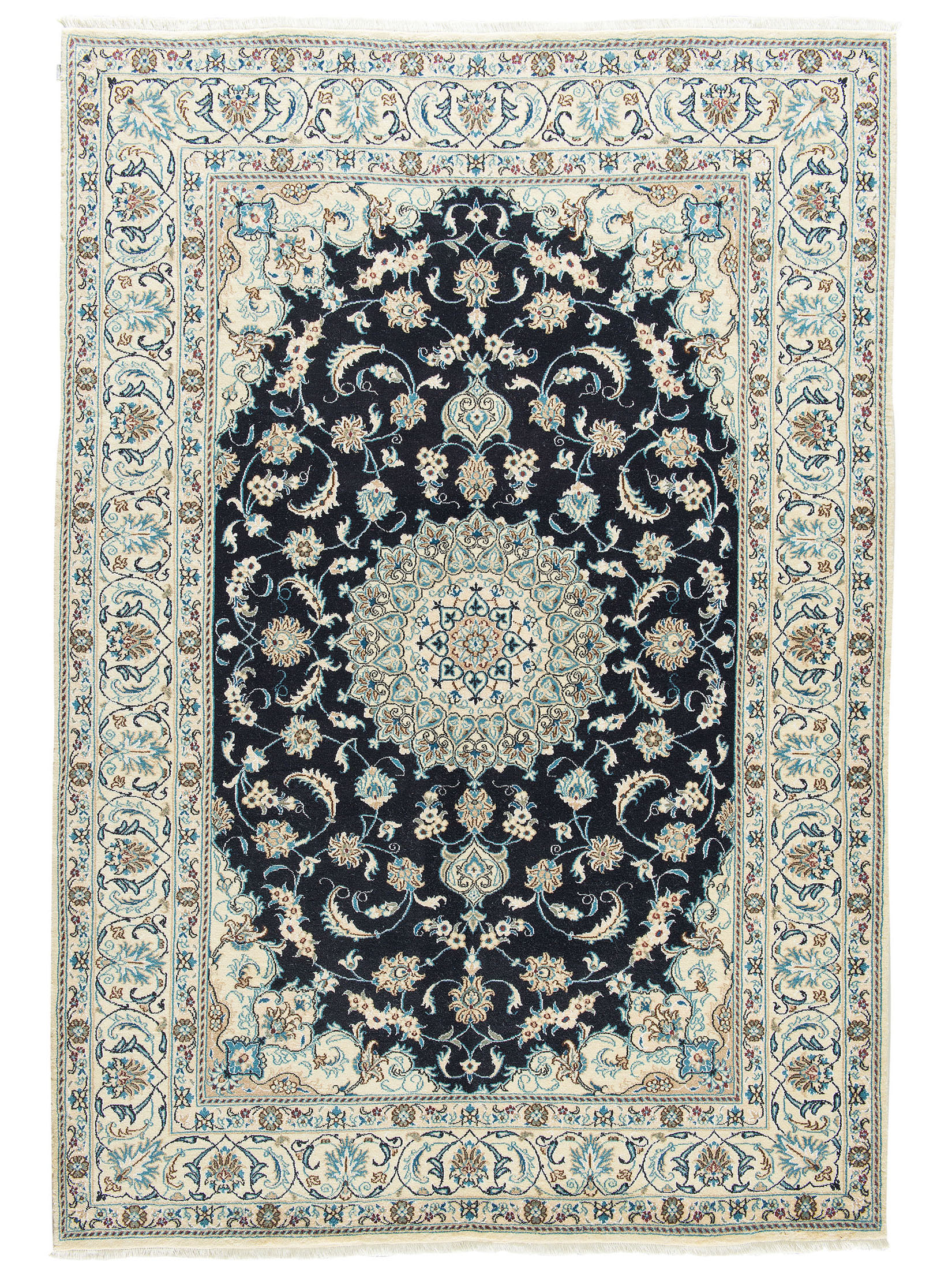 Kaschmar Nain 12 Lah ca. 205 x 290 cm, Unikat / Einzelstück