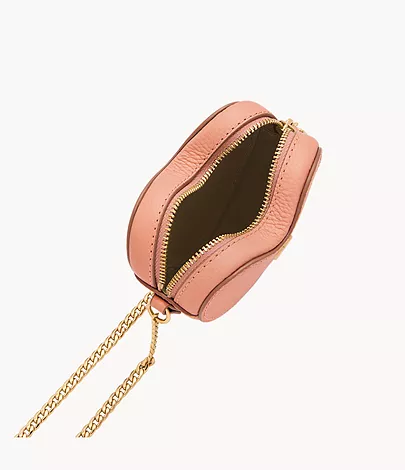 Fossil Top Zip Geldbörse Heart