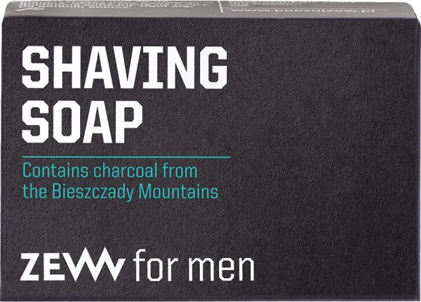 ZEW for men Shaving Soap Charcoal Rasierseife