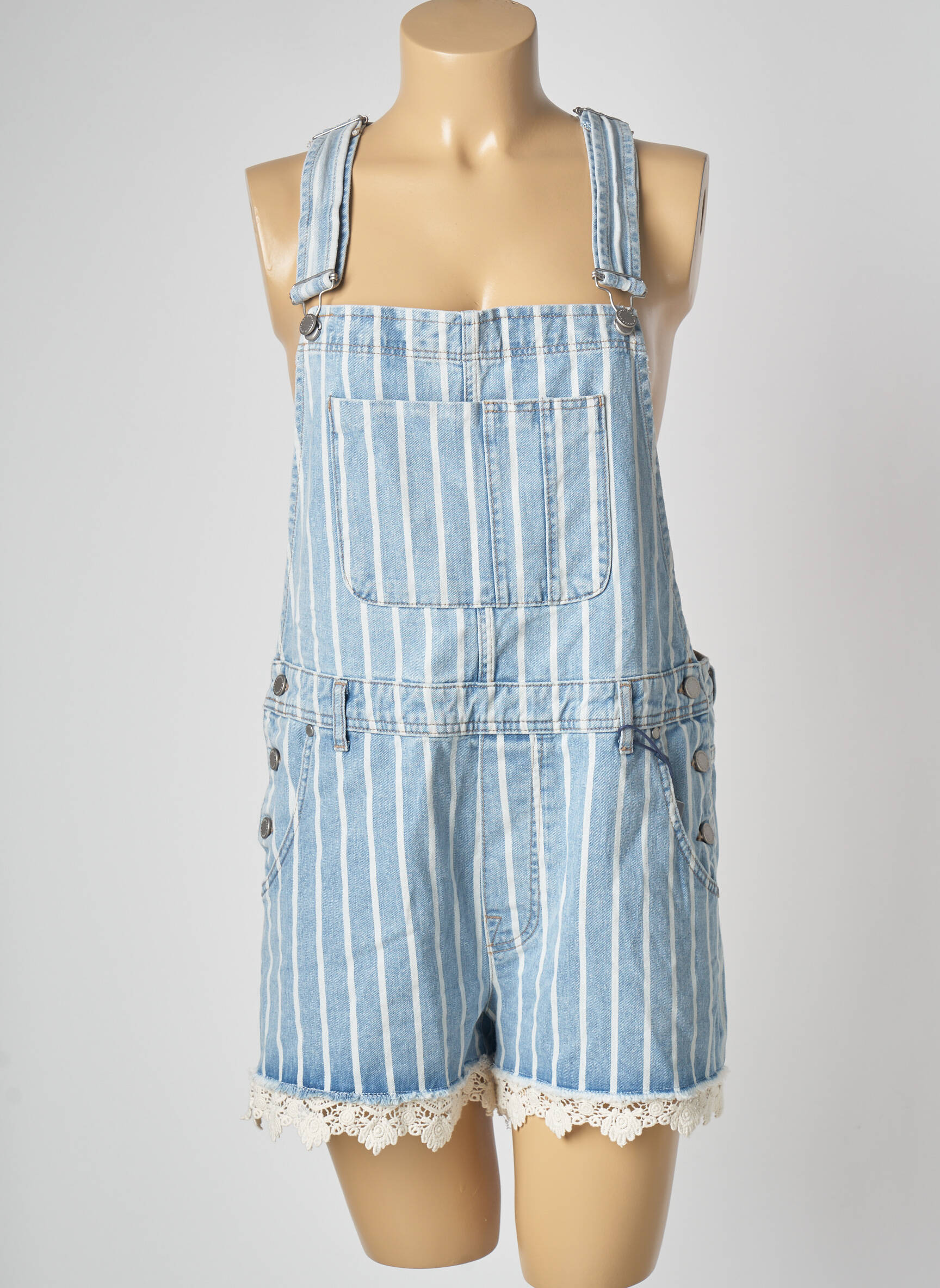 Superdry Salopettes Femme couleur bleu