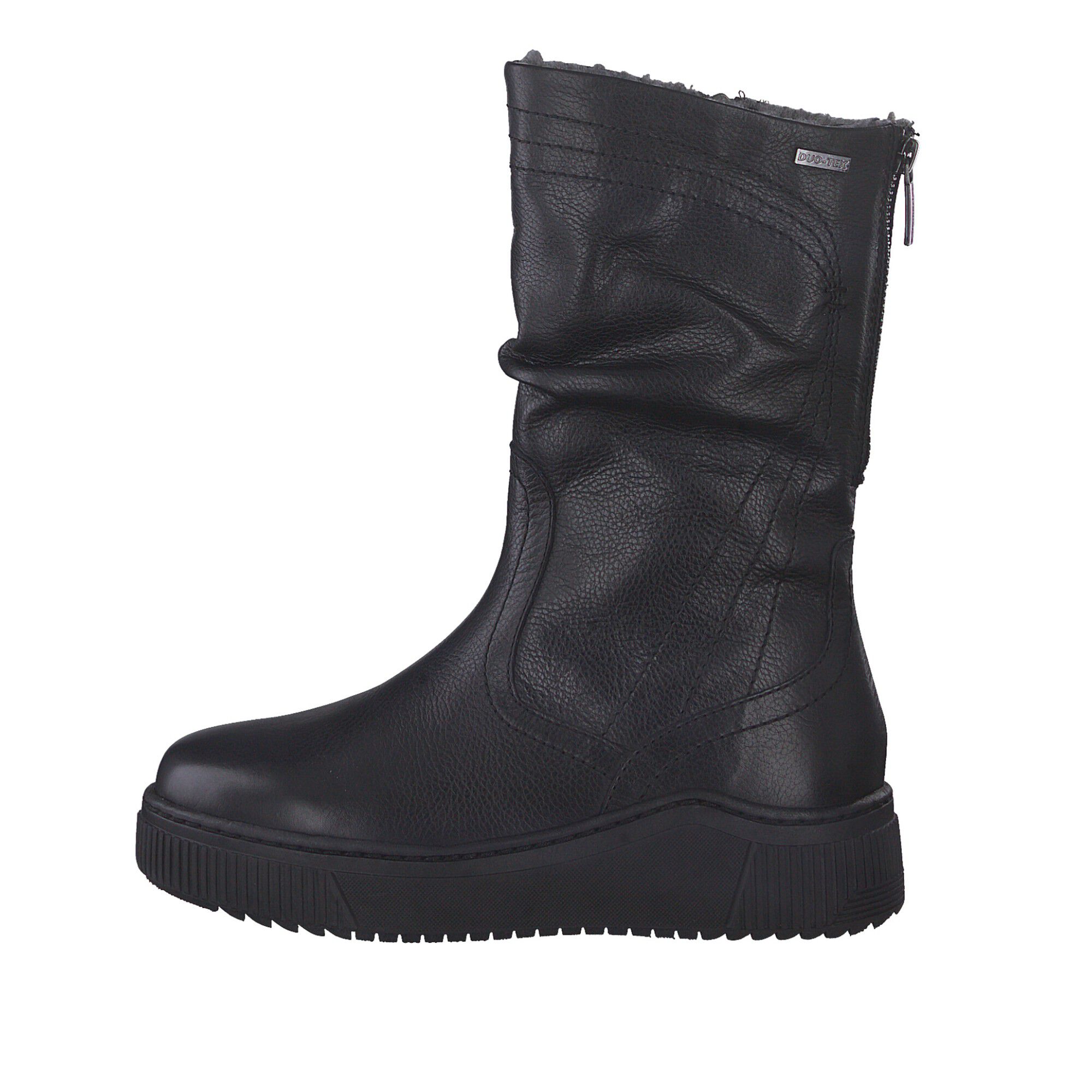 Bottes nubuck grand confort- noir