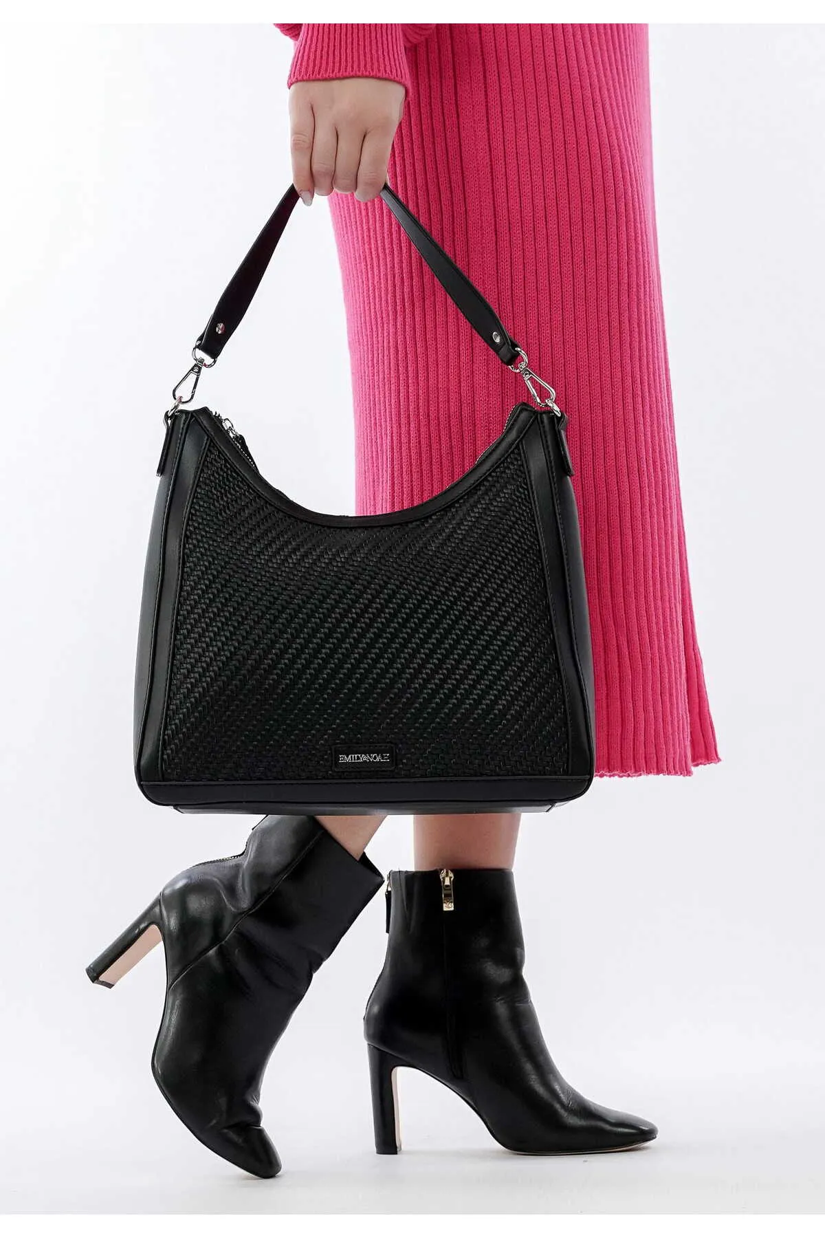 Emily & Noah  Handtasche - Schwarz - Unifarben