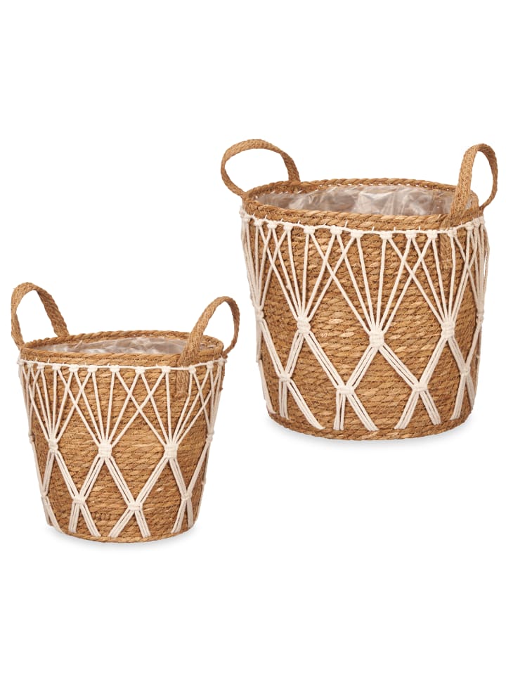 GIFTDECOR Übertopf in beige günstig kaufen onesize