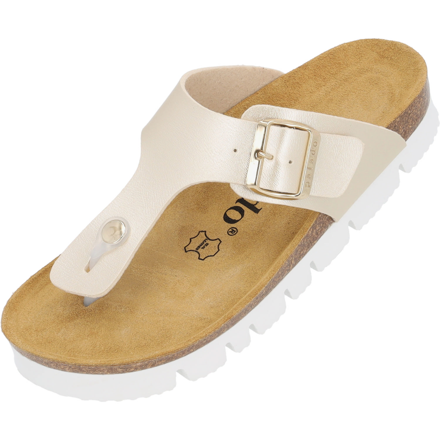 Palado Kos PL Metallic, Zehentrenner, Damen, Gold