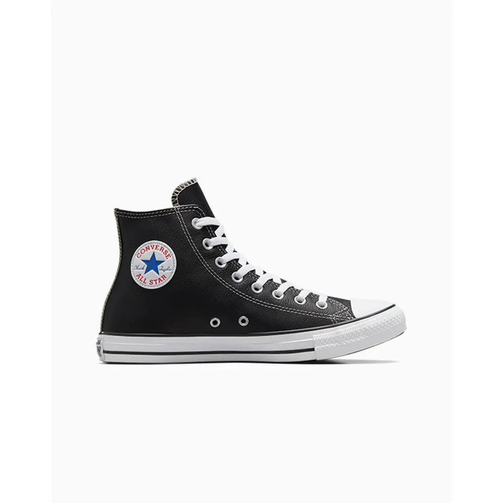 Converse Chuck Taylor All Star Leather Hi 132170C / schwarz