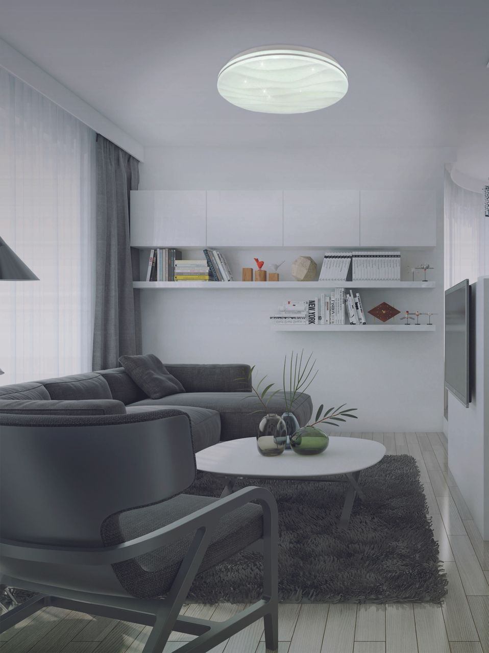 Näve Leuchten Smart Home LED Deckenleuchte 