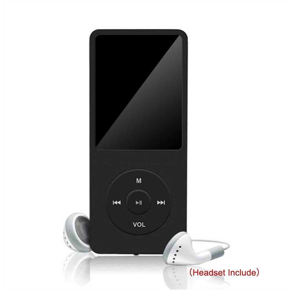 DOPWii MP4-Player 1,8 Zoll Bildschirm 32 GB-Musikplayer mit FM Radio MP3-Player