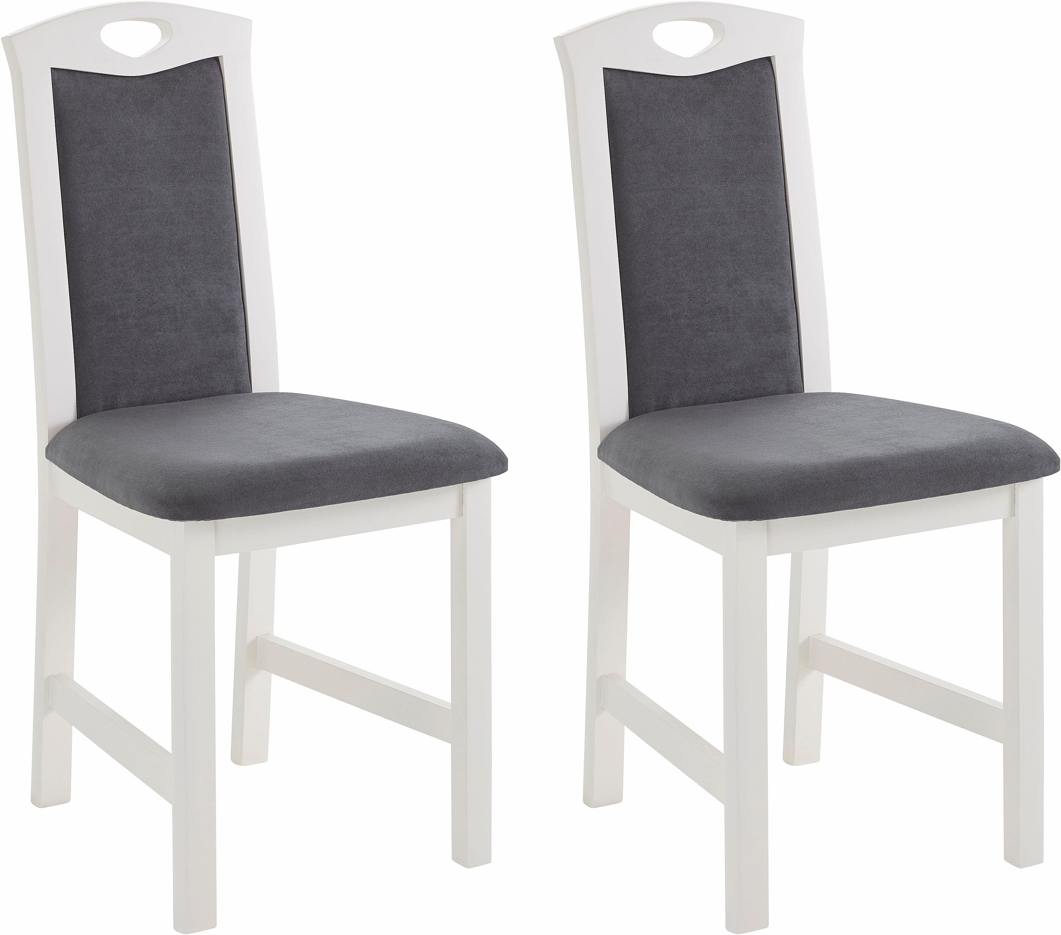 SCHÖSSWENDER 4-Fußstuhl Köln (Set, 2 St), Gestell aus Massivholz