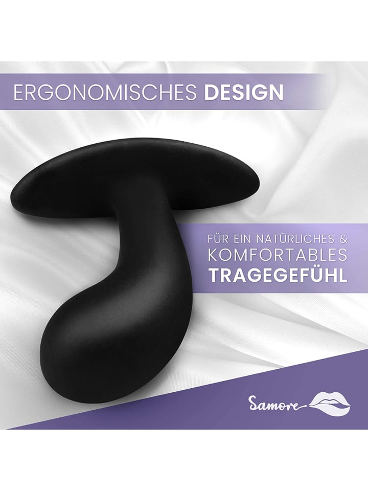 SAMORE Samore Analplug-Set in schwarz günstig kaufen onesize