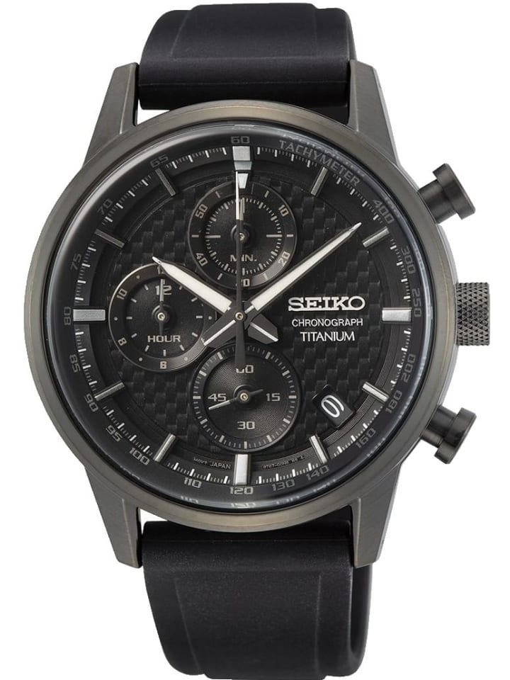 Seiko Uhr in Schwarz günstig kaufen onesize